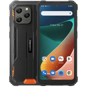Blackview BV5300 PRO 15,5 cm (6.1") Double SIM Android 12 4G USB Type-C 4 Go 64 Go 6580 mAh Noir, Orange pas cher