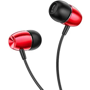 Ecouteurs BOROFONE BM57 Universel 3.5mm Rouge pas cher