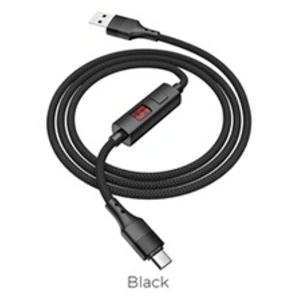 Hoco Câble USB s13 Avec affichage numérique LED 1,2 mètres pour téléphone Android noirVendu pardarty