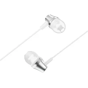 Ecouteurs BOROFONE BM38 Universel 3.5mm Argent pas cher