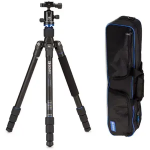 Comparateur de prix : Benro Travel Angel trépied Caméras numériques 3 pieds Noir, Bleu