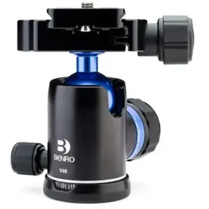 Comparateur de prix : BENRO V0e Triple Action Ball Head With Pu50 Qr Plate (noir)