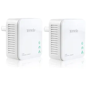 Comparateur de prix : Pack de 2 Kits d'adaptation CPL Tenda P200 200 Mbps Blanc