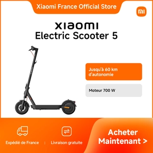 Comparateur de prix : Trottinette électrique - XIAOMI - Scooter 5 - 700 W - 10 - Noir noir