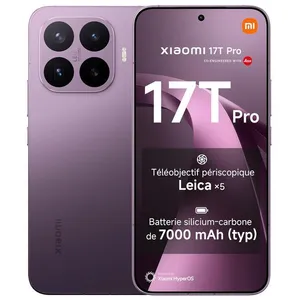 Smartphone Xiaomi 17T Pro 5G 12Go Ram 512Go Violet 6.83 144 Hz 7000mAh...