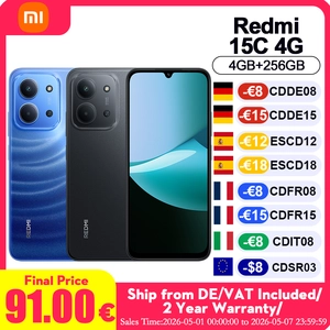Comparateur de prix : Smartphone Redmi 15C 8GB RAM 256GB Double Caméra 50MP