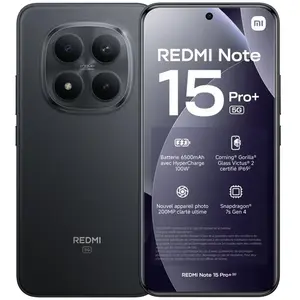 Comparateur de prix : Xiaomi REDMI Note 15 Pro+ 5G Black 12G RAM 512G ROM