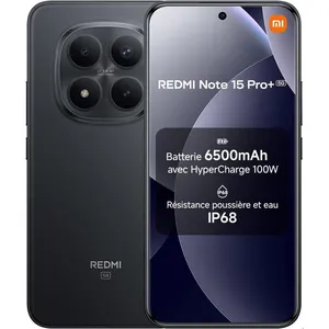 Xiaomi Redmi Note 15 Pro+ 5G Téléphone mobile - 8/256 Go - Noir pas cher