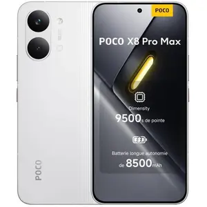 Smartphone Xiaomi POCO X8 Pro Max 5G 12Go Ram 256Go Blanc Écran 683  1...