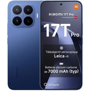 Smartphone Xiaomi 17T Pro 5G 12Go Ram 512Go Bleu 6.83 144 Hz 7000mAh T...