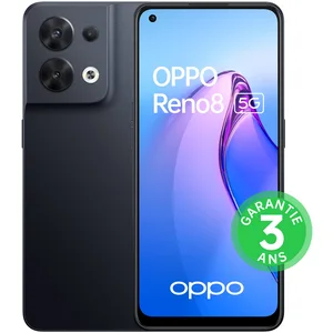 Comparateur de prix : OPPO Reno 8 - Smartphone 5 G - 8 Go RAM + 256 Go - Triple Capteur Phot...
