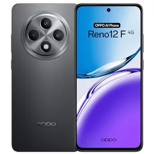 Comparateur de prix : OPPO Reno12 F 4G 16,9 cm (6.67") Double SIM Android 14 USB Type-C 8 Go 256 Go 5000 mAh Gris
