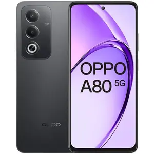 OPPO A80 5G 16,9 cm (6.67") Double SIM Android 14 USB Type-C 8 Go 256 Go 5100 mAh Noir pas cher