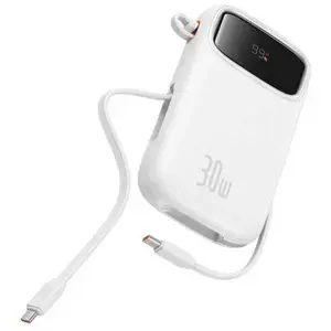 Comparateur de prix : Batterie externe - power bank pour telephone Baseus - P10055008213-00 - Powerbank Powerbank QPow 2 10000mAh 30W (blanc)