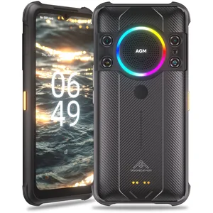 AGM H5 Pro Téléphone Portable Android 12 Smartphone Incassable 109dB Haut-Parleur 7000 mAh Batterie Dual SIM 6.53" Antichoc EtancheVendu parcdiscount