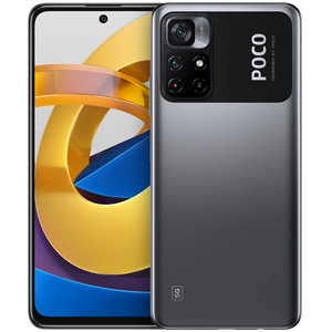 Smartphone Xiaomi Poco M4 Pro 5G 6.6'' FHD+ MediaTek Dimensity 810 4Go 64Go Android 11 Noir pas cher