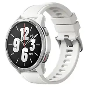 Comparateur de prix : Xiaomi Watch S1 Active 46 mm Blanc Bracelet silicone blanc [Wi-Fi]
