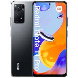 Xiaomi Redmi Note 11 Pro 16,9 cm (6.67") Double SIM hybride Android 11 4G USB Type-C 6 Go 64 Go 5000 mAh Gris pas cher