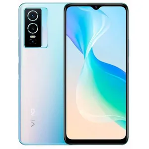 VIVO Y76 5G 16,7 cm (6.58") Double SIM hybride Android 12 USB Type-C 8 Go 128 Go 4100 mAh Bleu pas cher