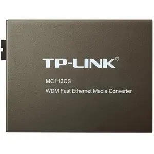 TP-LINK MC112CS - convertisseur de media a fibre optique - 10Mb LAN, 100Mb LAN pas cher