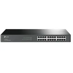 Comparateur de prix : TP-Link TL-SG1024 Non-géré Gigabit Ethernet (10/100/1000) 1U Noir