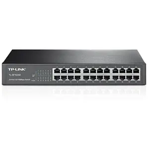 Switch réseau RJ45 TP-LINK 24 ports RJ45 100 mbps metal 13' pas cher
