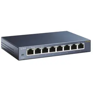 Comparateur de prix : C2G TP-Link TL-SG108 Non-géré Gigabit Ethernet (10/100/1000) Noir