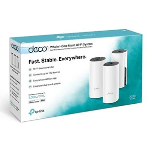 TP-Link Deco M4 (Pack de 3) Système WiFi maillé AC1200/2 ports Gigabit pas cher