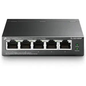 Comparateur de prix : TP-LINK TL-SG1005P Switch de bureau 5 ports Gigabit avec 4 ports PoEParfait
