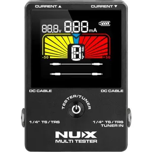 Nux - Nmt 1 Multitester - Multi-Testeur Câbles Audio/Alim + Accordeur