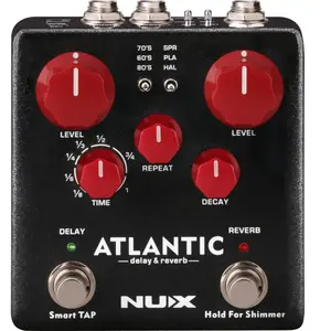 Comparateur de prix : NUX NDR-5 Atlantic Delay & Reverb pédale d'effet stéréo