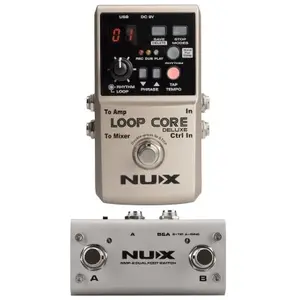Comparateur de prix : Looper Pédale NUX Loop Core Deluxe 24 bits - Guitare FX