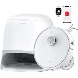 Roborock Qrevo Curv 5A1, blanc pas cher