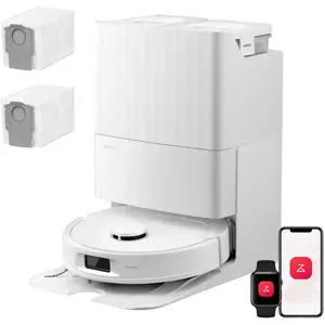 Comparateur de prix : Roborock Qrevo S Pro Aspirateur robot- Aspiration de 18 500 Pa et stat
