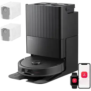 Comparateur de prix : Roborock Qrevo S Pro Aspirateur robot- Aspiration de 18 500 Pa et stat