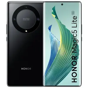 Comparateur de prix : Honor Magic5 Lite 16,9 cm (6.67") Double SIM Android 12 5G USB Type-C 6 Go 128 Go 5100 mAh Noir