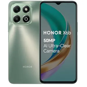 Comparateur de prix : Honor X6b 16,7 cm (6.56") Double SIM Android 14 4G USB Type-C 4 Go 128 Go 5200 mAh Vert