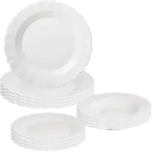 Bergner - Service de table San Ignacio blanc- 12 pièces OS pas cher