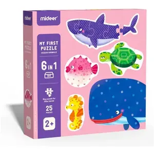 Mideer Mon 1er puzzle animaux de l'océan pas cher