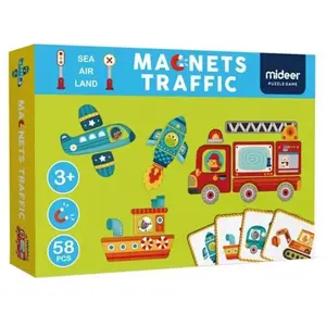 Coffret magnétique Transports 58p. pas cher