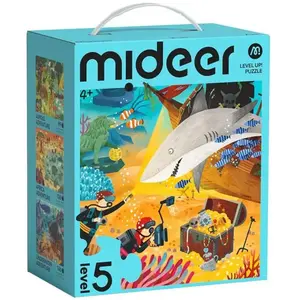 Coffret Puzzles Aventuriers - 4 ans et + Mideer-MD1486 pas cher