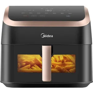 Midea Friteuse à Air 8L Multifonction 8-en-1, Friture, Rôtissage, Cuis... pas cher