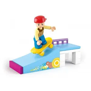Jeu de construction SLUBAN Elements Girls Dream Series Skate Park pas cher