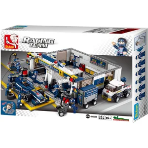 Sluban Sluban Formula 1 M38-B0356 - Serie F1 Garage (Workshop) pas cher