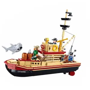 Sluban Modèle Briques Le Grand Requin 592 Pièces Jeu De Construction pas cher