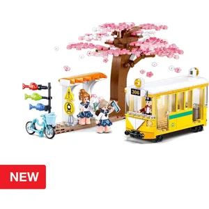 Sluban Jeu De Construction Girls Dream Downtown Tram 347 Pièces pas cher