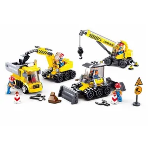 Jeu de construction sluban town set engins chantier M38-B0810 pas cher