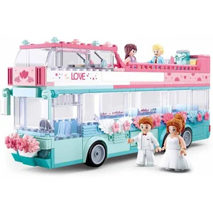 Sluban Jeu De Construction De Bus Pour Le Mariage De Rêve Des Filles 379 Pièces pas cher