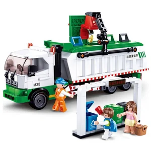 Sluban Jeu De Construction De Camion De Recyclage Urbain 432 Pièces pas cher