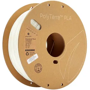 Filament d'impression 3D Polymaker PolyTerra PLA Blanc coton pas cher